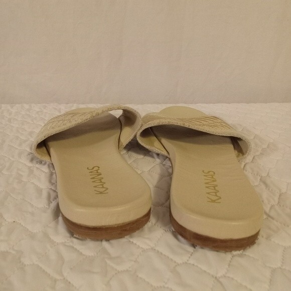 Kaanas Coastal Grandma Leather Neutral Sandals - Picture 3 of 9